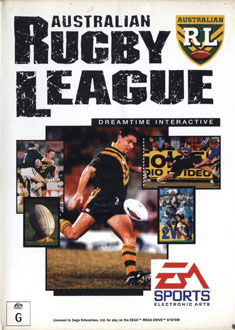 Carátula del juego Australian Rugby League (Genesis)