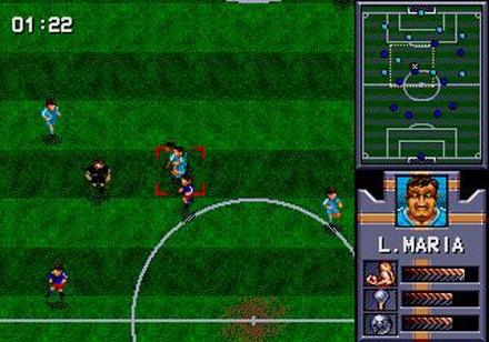 Pantallazo del juego online AWS Pro Moves Soccer (Genesis)
