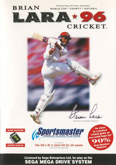 Carátula del juego Brian Lara Cricket 96 (Genesis)