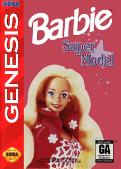 Carátula del juego Barbie Super Model (Genesis)