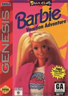 Carátula del juego Barbie Vacation Adventure (Genesis)