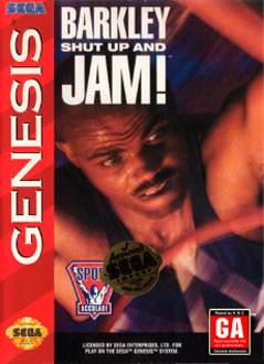 Carátula del juego Barkley - Shut Up and Jam (Genesis)