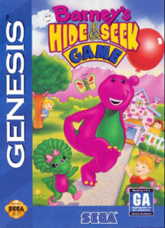 Carátula del juego Barney's Hide & Seek Game (Genesis)