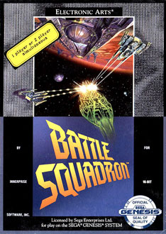 Carátula del juego Battle Squadron (Genesis)