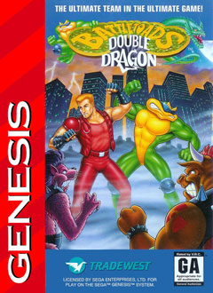 Carátula del juego Battletoads - Double Dragon - The Ultimate Team (Genesis)