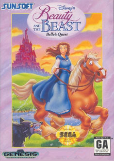 Carátula del juego Disney's Beauty and the Beast - Belle's Quest (Genesis)