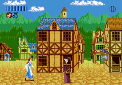 Pantallazo del juego online Disney's Beauty and the Beast - Belle's Quest (Genesis)