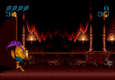 Pantallazo del juego online Disney's Beauty and the Beast - Roar of the Beast (Genesis)