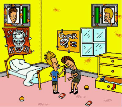 Pantallazo del juego online MTV's Beavis and Butt-head (Genesis)