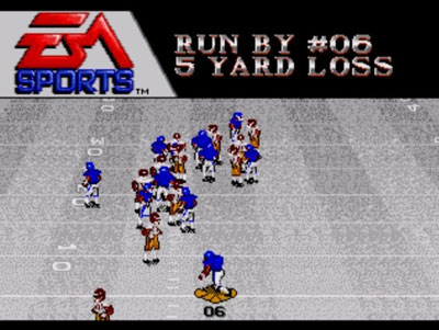 Pantallazo del juego online Bill Walsh College Football (Genesis)