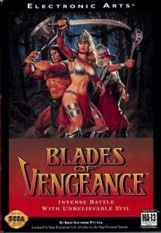 Carátula del juego Blades of Vengeance (Genesis)