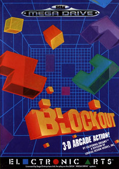 Carátula del juego Block Out (Genesis)