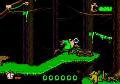 Pantallazo del juego online Boogerman - A Pick and Flick Adventure (Genesis)