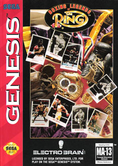 Carátula del juego Boxing Legends of the Ring (Genesis)