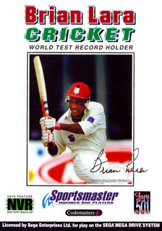 Carátula del juego Brian Lara Cricket (Genesis)