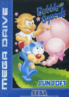 Carátula del juego Bubble and Squeak (Genesis)