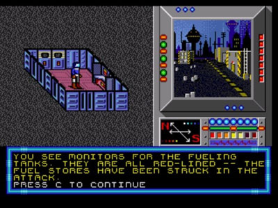 Pantallazo del juego online Buck Rogers - Countdown to Doomsday (Genesis)