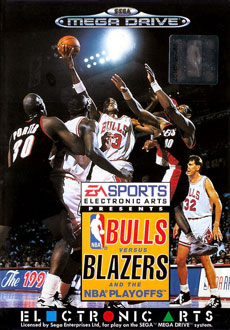 Carátula del juego Bulls vs Blazers and the NBA Playoffs (Genesis)