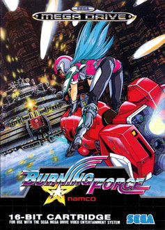 Carátula del juego Burning Force (Genesis)