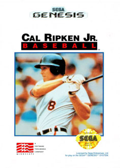 Carátula del juego Cal Ripken Jr Baseball (Genesis)
