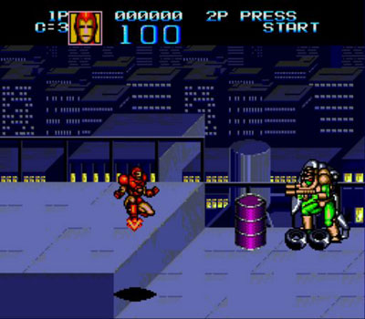 Pantallazo del juego online Captain America and The Avengers (Genesis)