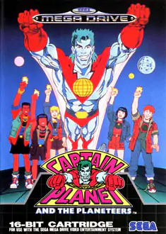 Portada de la descarga de Captian Planet and the Planeteers