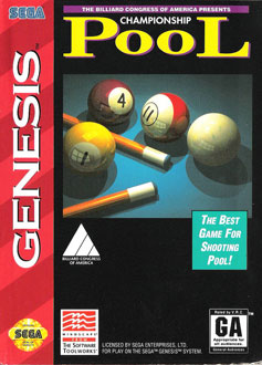 Carátula del juego Championship Pool (Genesis)