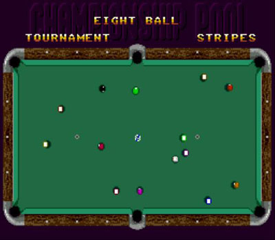 Pantallazo del juego online Championship Pool (Genesis)