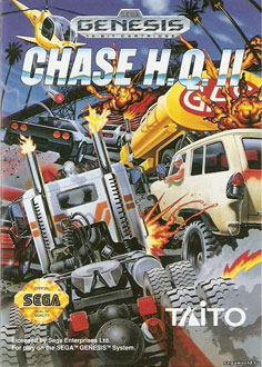 Carátula del juego Chase HQ II (Genesis)
