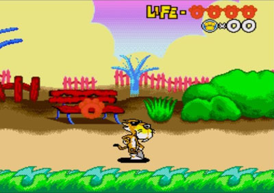 Pantallazo del juego online Chester Cheetah - Too Cool to Fool (Genesis)