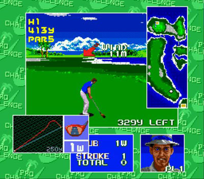 Pantallazo del juego online Chi Chi's Pro Challenge Golf (Genesis)