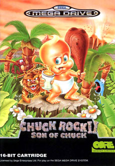Carátula del juego Chuck Rock II - Son of Chuck (Genesis)