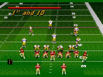 Pantallazo del juego online College Football USA 97 - The Road to New Orleans (Genesis)