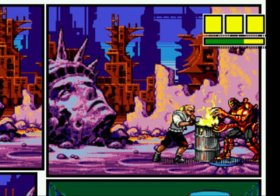 Pantallazo del juego online Comix Zone (Genesis)