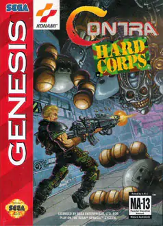 Portada de la descarga de Contra – Hard Corps