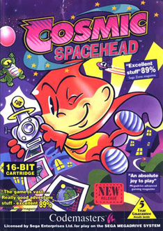 Carátula del juego Cosmic Spacehead (Genesis)