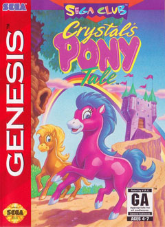 Carátula del juego Crystal's Pony Tale (Genesis)