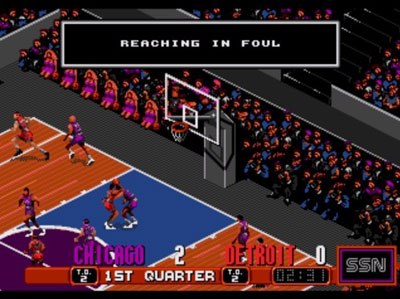 Pantallazo del juego online David Robinson's Supreme Court (Genesis)