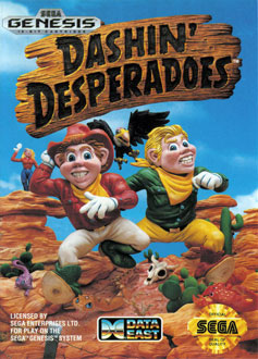 Carátula del juego Dashin' Desperadoes (Genesis)