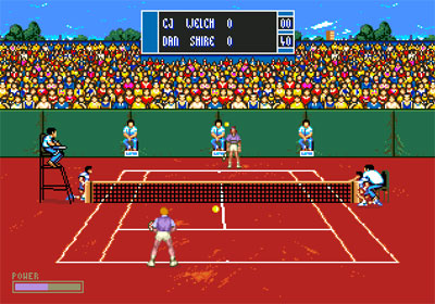 Pantallazo del juego online Davis Cup World Tour Tennis 2 (GENESIS)