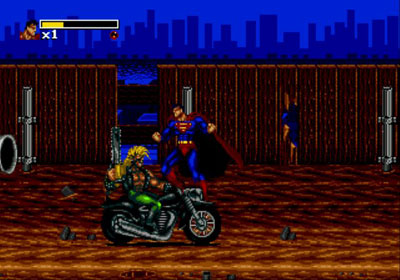 Pantallazo del juego online The Death and Return of Superman (Genesis)