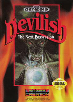 Carátula del juego Devilish (Genesis)