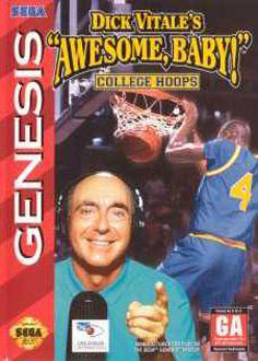 Carátula del juego Dick Vitale's Awesome Baby College Hoops (Genesis)