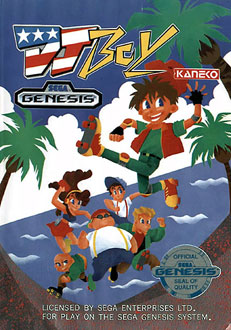 Carátula del juego DJ Boy (Genesis)