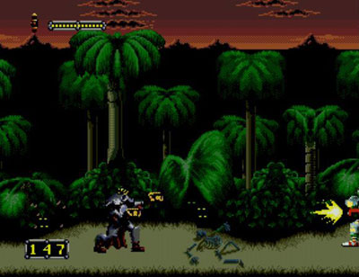 Pantallazo del juego online Doom Troopers (Genesis)