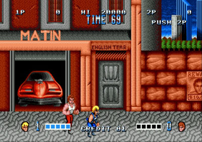 Pantallazo del juego online Double Dragon (Genesis)