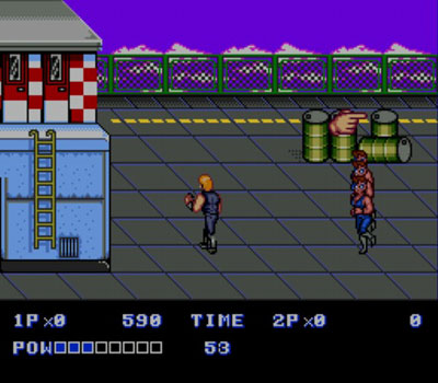 Pantallazo del juego online Double Dragon II (Genesis)