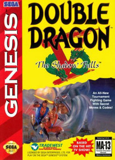 Carátula del juego Double Dragon V - The Shadow Falls (Genesis)
