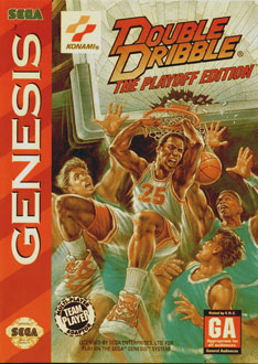 Carátula del juego Double Dribble - The Playoff Edition (Genesis)