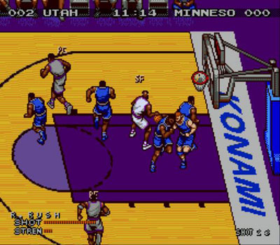 Pantallazo del juego online Double Dribble - The Playoff Edition (Genesis)